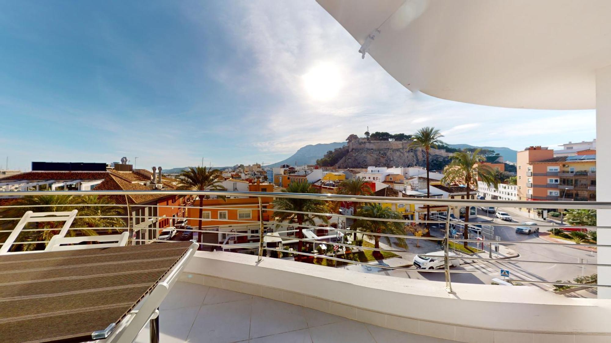 Denia Apartment Castle And Port Views With Ac Zewnętrze zdjęcie